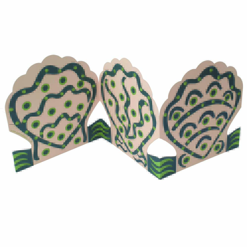 Concertina shell card