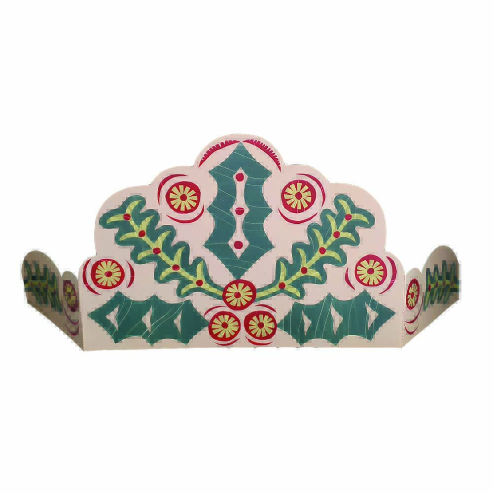 Festive Floral card decoration